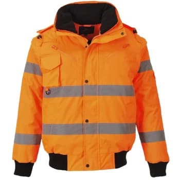 Portwest - C467ORRS - sz S Hi-Vis 3-in-1 Bomber Jacket - Orange