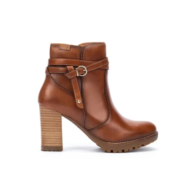 Pikolinos Connelly W7M-8806 Leather Womens Ankle Boots - Brandy - Size:UK 8-8.5