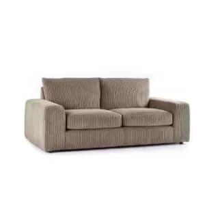 Luciana Luxury Jumbo Cord 3 Seater Sofa - Coffee - Coffee