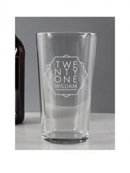Personalised Birthday Pint Glass