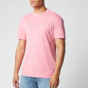 Tommy Jeans Mens Sunfaded Wash T-Shirt - Rosey Pink - L