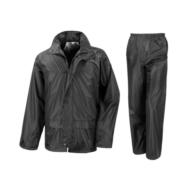 Result Core Mens Rain Suit in Black Size: Medium Black Male M