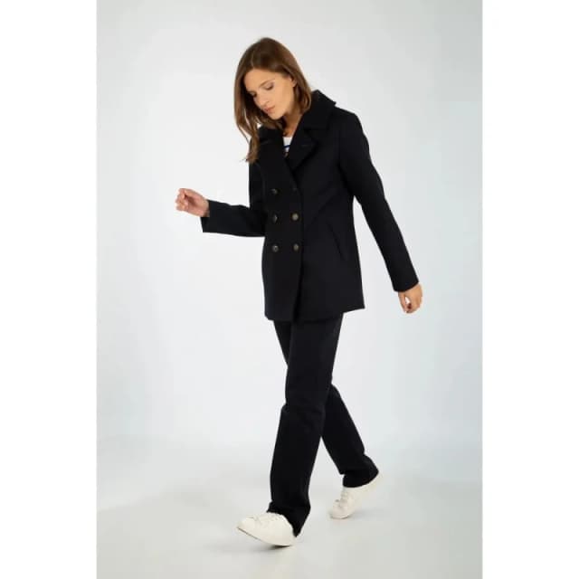 Armor-Lux Womens pea coat Armor-Lux pointe du raz Bleu Female 36