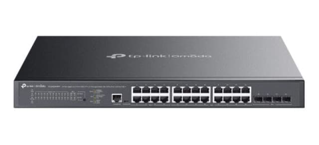 TP Link Omada 24-Port Gigabit and 4-Port 10GE SG3428XMPP