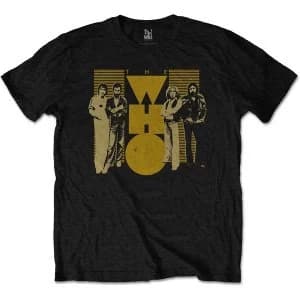 The Who - Yellow Unisex Large T-Shirt - Black