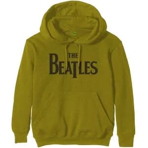 The Beatles - Drop T Logo Unisex Large Pullover Hoodie - Green