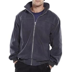 Click Workwear Endeavour Fleece with Full Zip Front 3XL Grey Ref