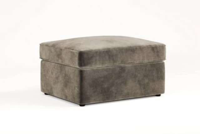 Jay-Be Footstool Bed - Luxe Velvet Mink