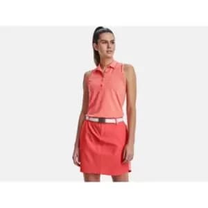 Under Armour Womens Zinger Point Slvls Polo Vermillion S