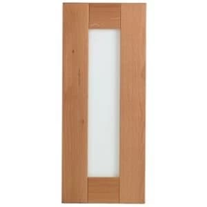 Cooke Lewis Chesterton Solid Oak Glazed door W300mm