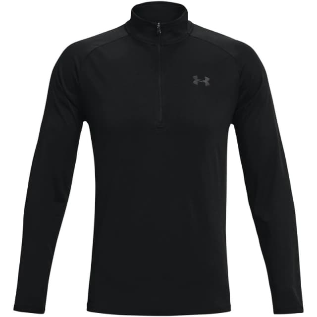 Under Armour Armour UA Tech Zip Long Sleeve Mens - Black XS
