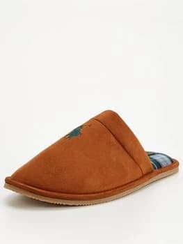Ralph Lauren Klarence Slippers - Tan, Size 41, Men