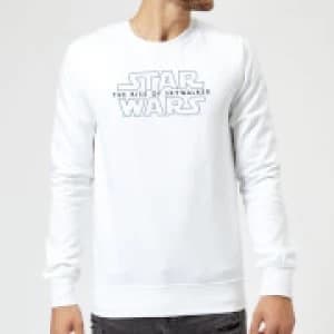 Star Wars The Rise Of Skywalker Logo Sweatshirt - White - L