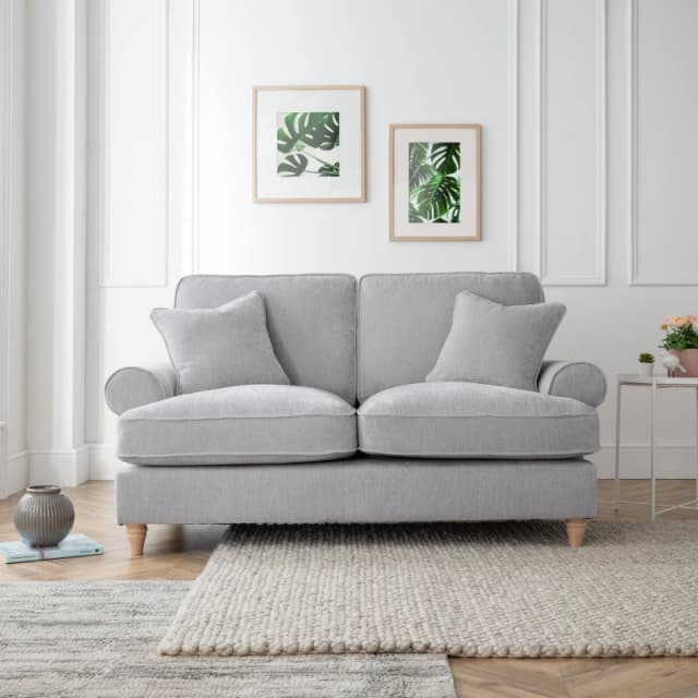 The Great Sofa Company The Vito 2 Seater Sofa in Charcoal Charcoal Unisex