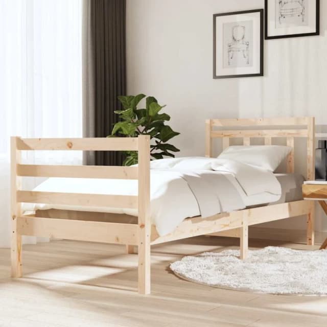 VIDAXL Bed Frame without Mattress Small Single Solid Wood Vidaxl 8720286958407