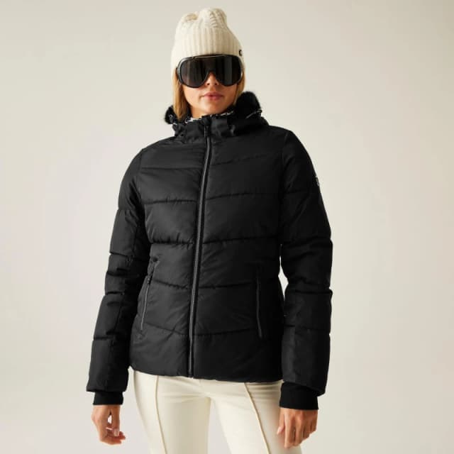 Dare 2b Glamorize V Waterproof Jacket Black female 10