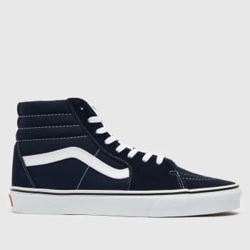 Vans Navy & White Sk8-hi Trainers