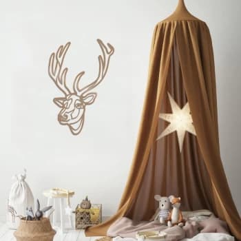 Dear - Copper Copper Decorative Metal Wall Accessory