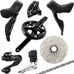 Shimano 105 Di2 R7100 50/34 Groupset - Grey