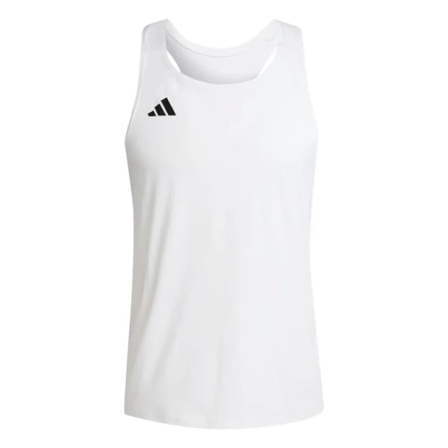 adidas Adizero Essentials Running Tank Top Mens - White White M