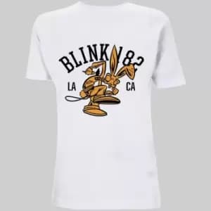 Blink-182 - College Mascot Unisex XX-Large T-Shirt - White