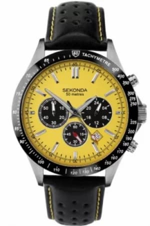 Mens Sekonda Aviator Chronograph Watch 3378