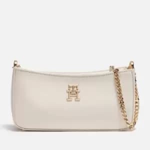Tommy Hilfiger Womens Timeless Chain Cross Body Bag - Weathered White