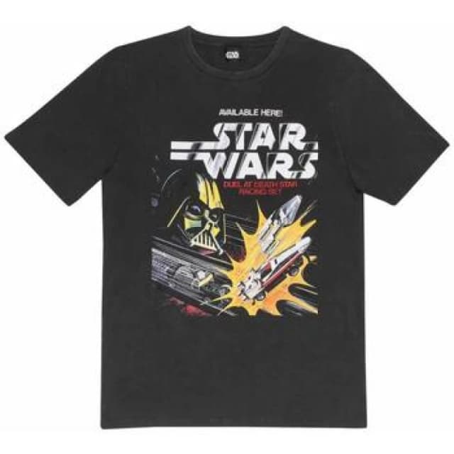 Star Wars Star Wars Men Racing Set T-Shirt in Black Size: Small Black S Male 5063425190485