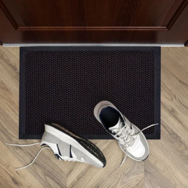 Doortex Pallet: Doortex Meshmat Entrance Mat, Metallic Blue / Orange - 40 x 60cm