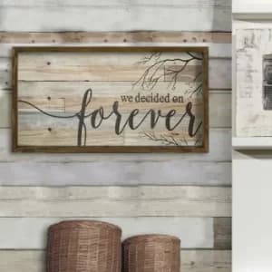 KZM305 Multicolor Decorative Framed MDF Painting