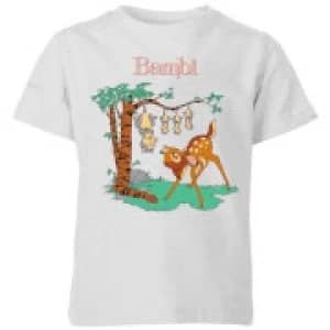 Disney Bambi Tilted Up Kids T-Shirt - Grey - 11-12 Years
