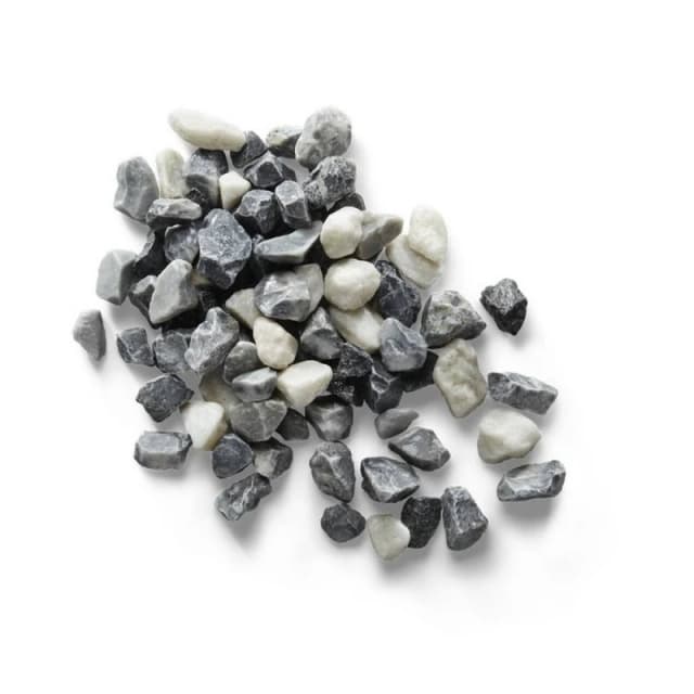 Buttercup Farm Chippings White & Grey Basalt Gravel - 12-25mm Aggregate BulkBag 850kg Multicolor Unisex