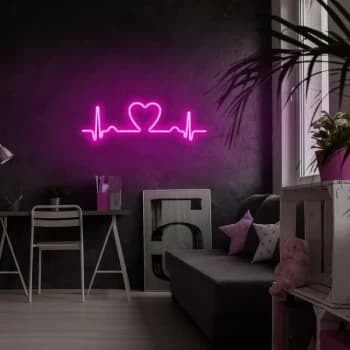 Love Rhythm - Pink Pink Wall Lamp