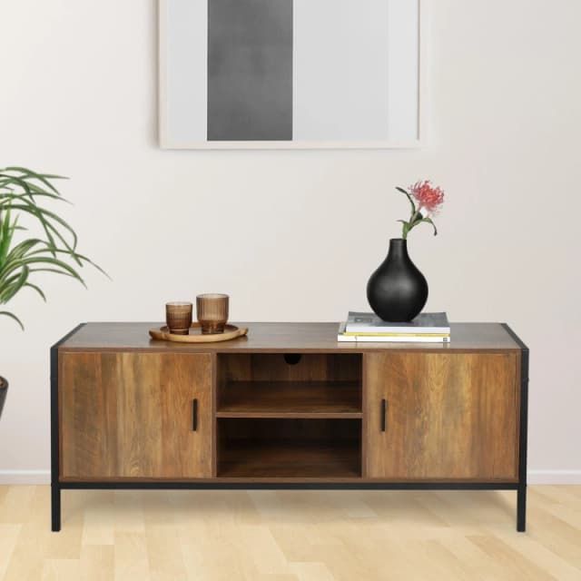 Homelife Loft TV Stand - Brown Brown One Size