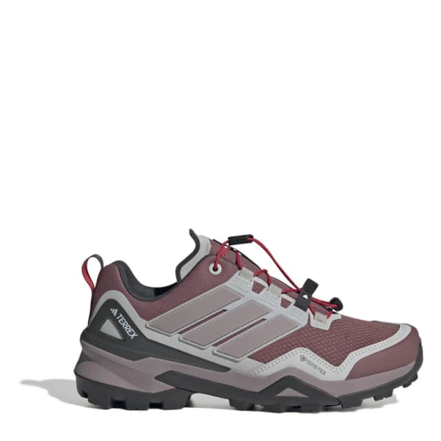 adidas Womens Non-Waterproof Hiking Shoes Crmsn/Fig/Gry female 3.5 (36)