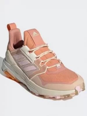 adidas Terrex Trailmaker Primegreen Hiking Shoes, Beige/Black, Size 3.5, Women