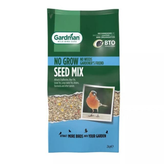 Gardman No Grow Wild Bird Seed Mix 2kg Natural unisex