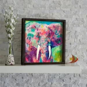 KZM548 Multicolor Decorative Framed MDF Painting