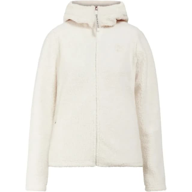 Womens full zip hoodie Didriksons Anniken Blanc Female 48