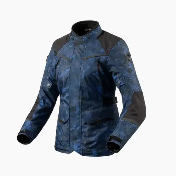 REV'IT! Voltiac 3 H2O Jacket Lady Camo Blue Size 46