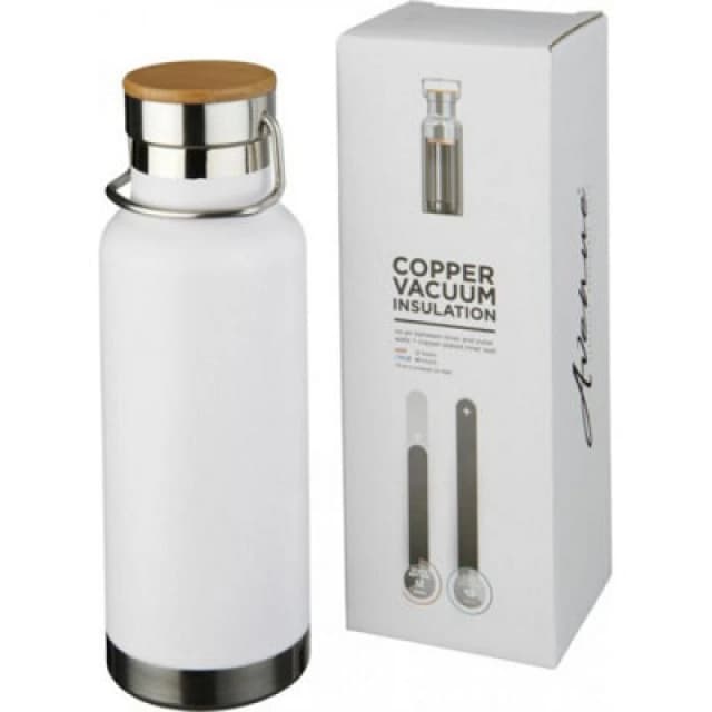 Avenue Avenue Thor Copper Vacuum Insulated Sport Bottle in White White One Size Unisex 5059444205613