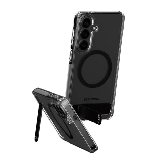 PanzerGlass PanzerGlass CARE by Case Transparent w. Black Kickstand & Qi Samsung Galaxy S26+ CR14669