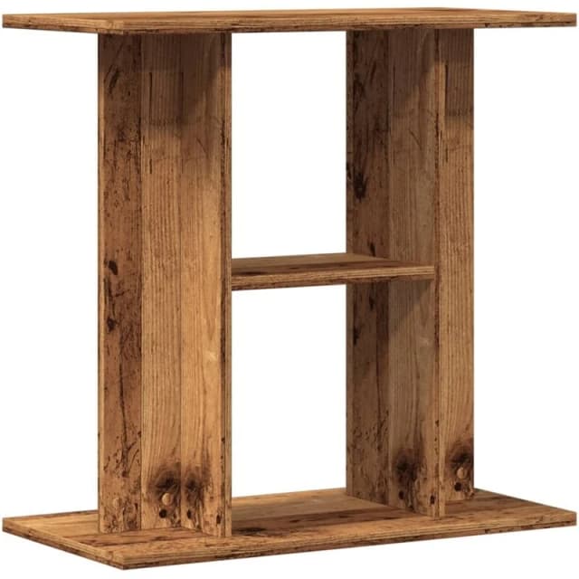 vidaXL Aquarium Stand Old Wood 60x30x60cm Engineered Wood, Brown 857270