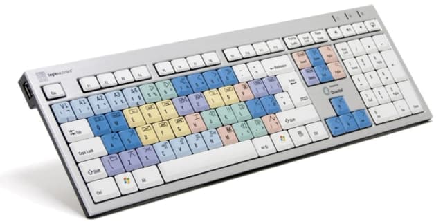 Logickeyboard Quantel keyboard Office USB QWERTY US English Multicolou