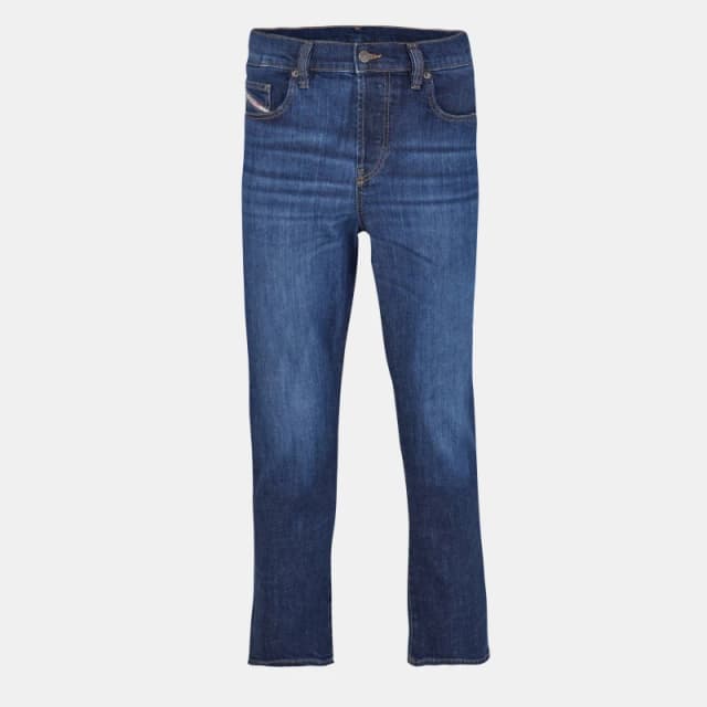 Diesel Mens Straight Leg Jeans Straight Jeans 28W R Blue 64040119285