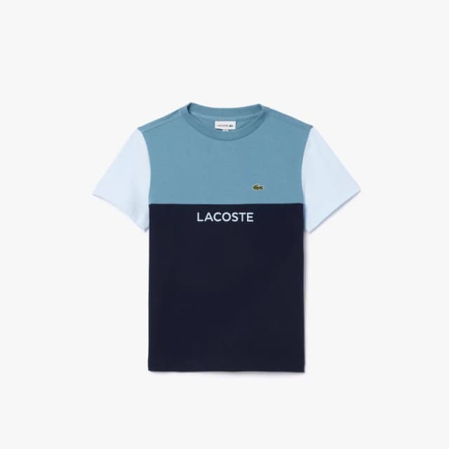 Lacoste Lacoste Logo T-Shirt Juniors - Blue One Size Male