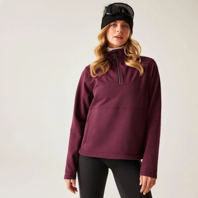 Womens quarter zip fleece Dare 2B Wander Violet Female 44