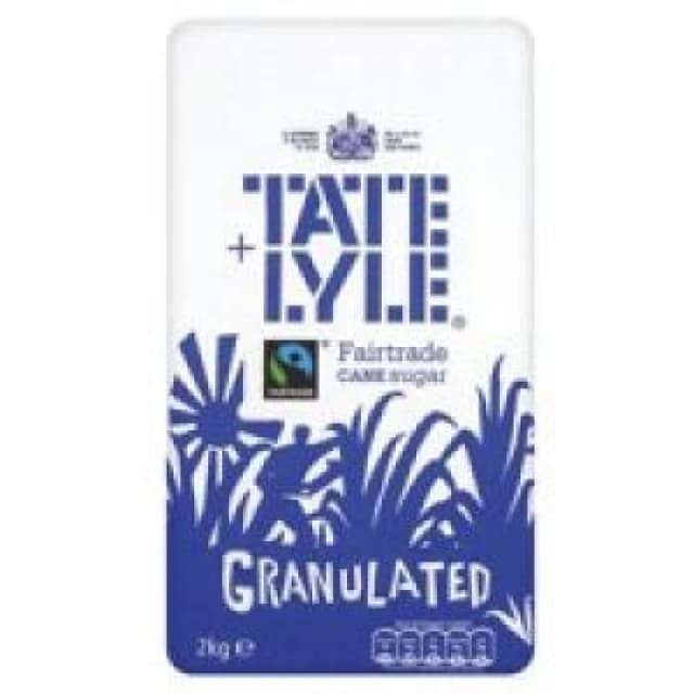 TATE & LYLE Tate & Lyle Granulated Pure Cane Sugar Bag 2kg - 412079