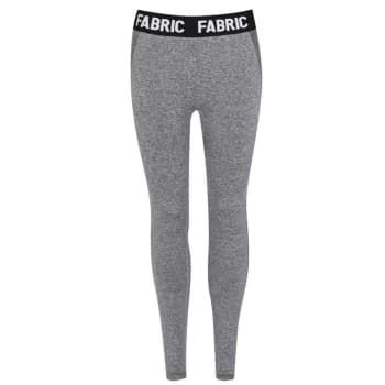 Fabric Core Seamless Panel Leggings - Charcoal/Blk