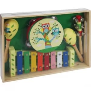 Wooden Owl Musical Set